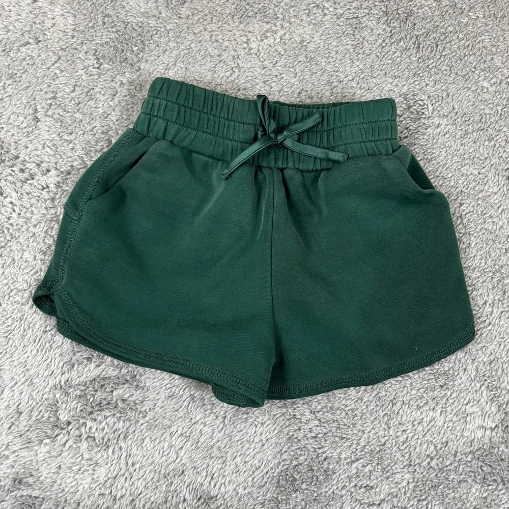 Copper Key Girls Dark Green Dolphin Shorts Elastic Waist 3T